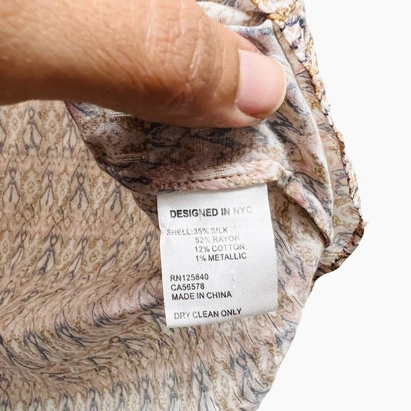 INTERMIX Valora Ruffled Fil Coupe'‎ Top Size 0 - Picture 5 of 9